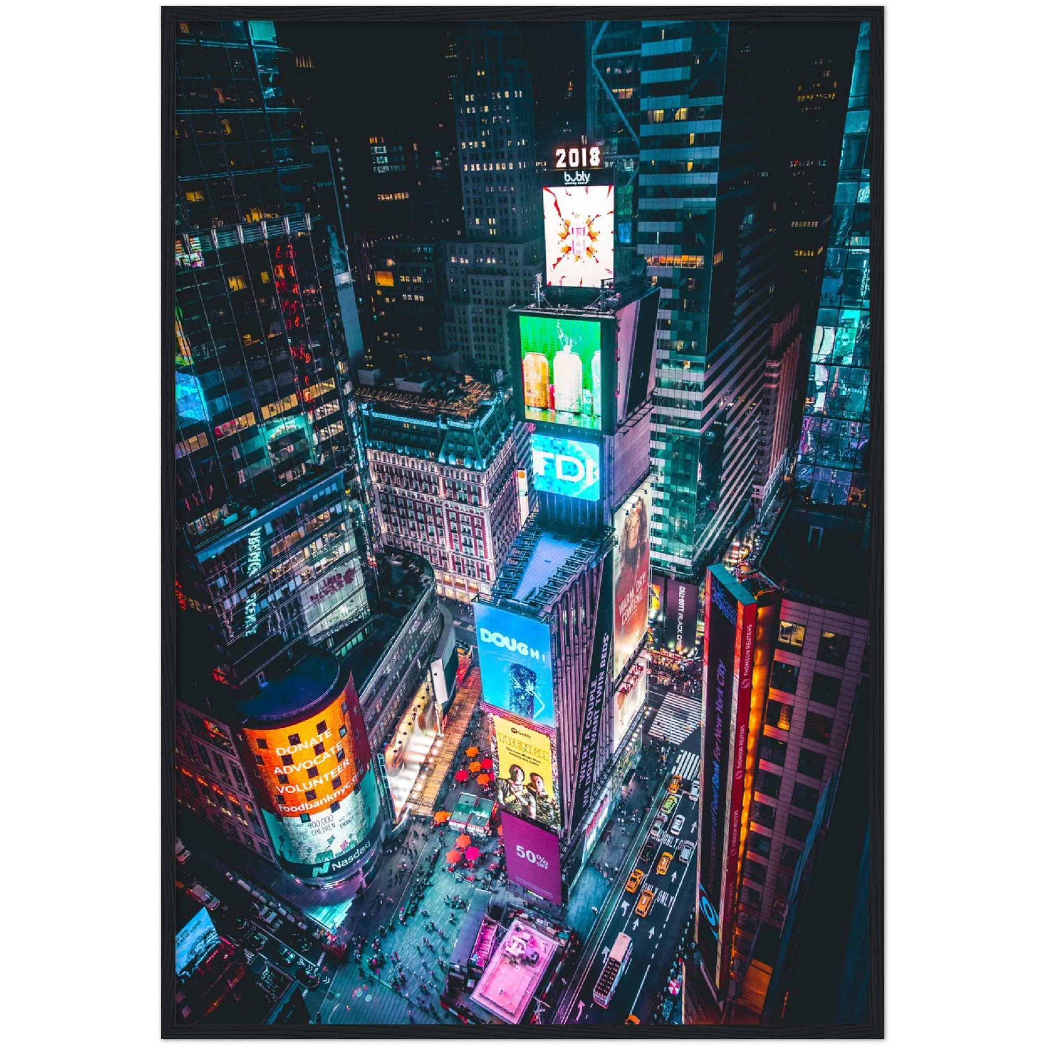 Times Square at Night Wall Art - Luxury Art Canvas