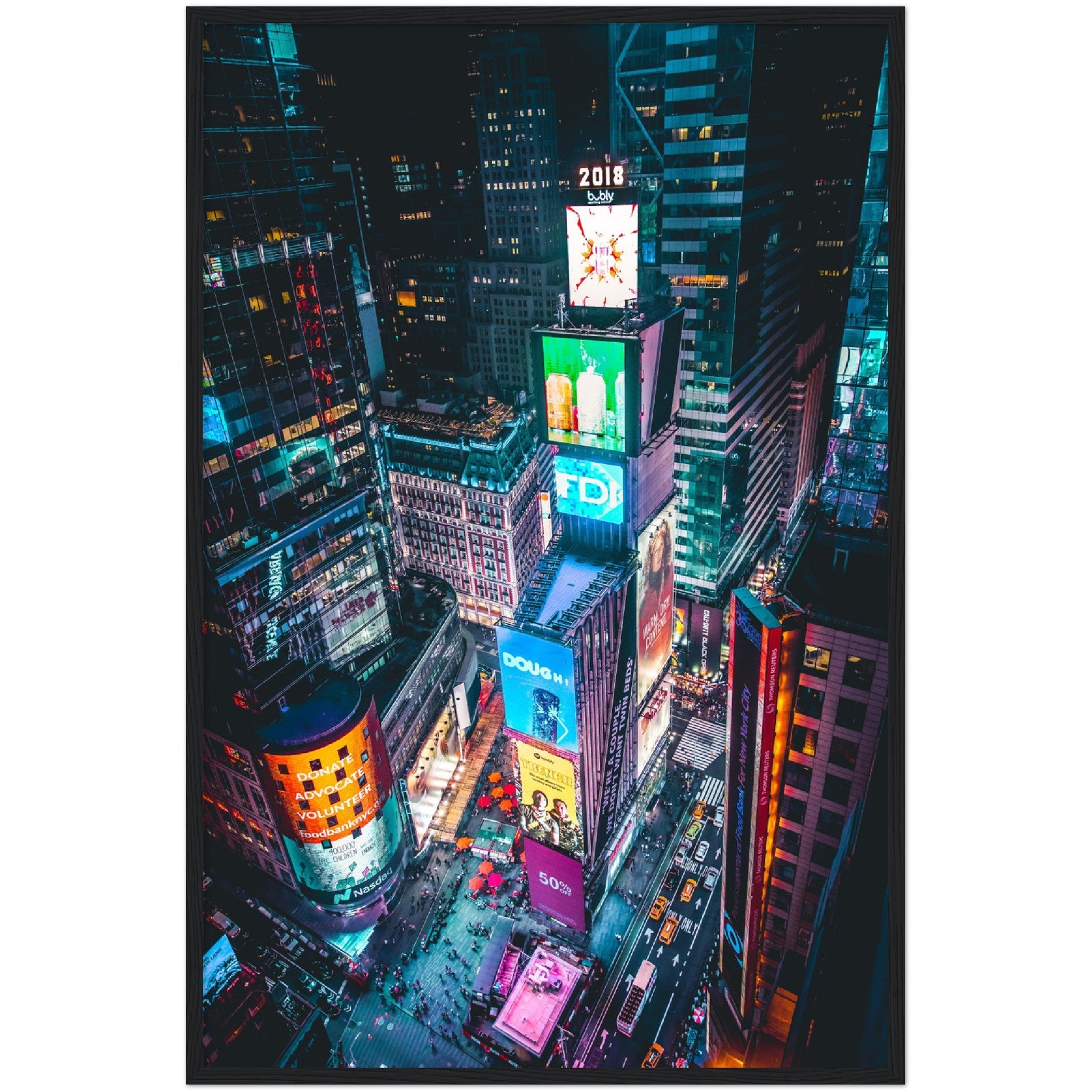 Times Square at Night Wall Art - Luxury Art Canvas