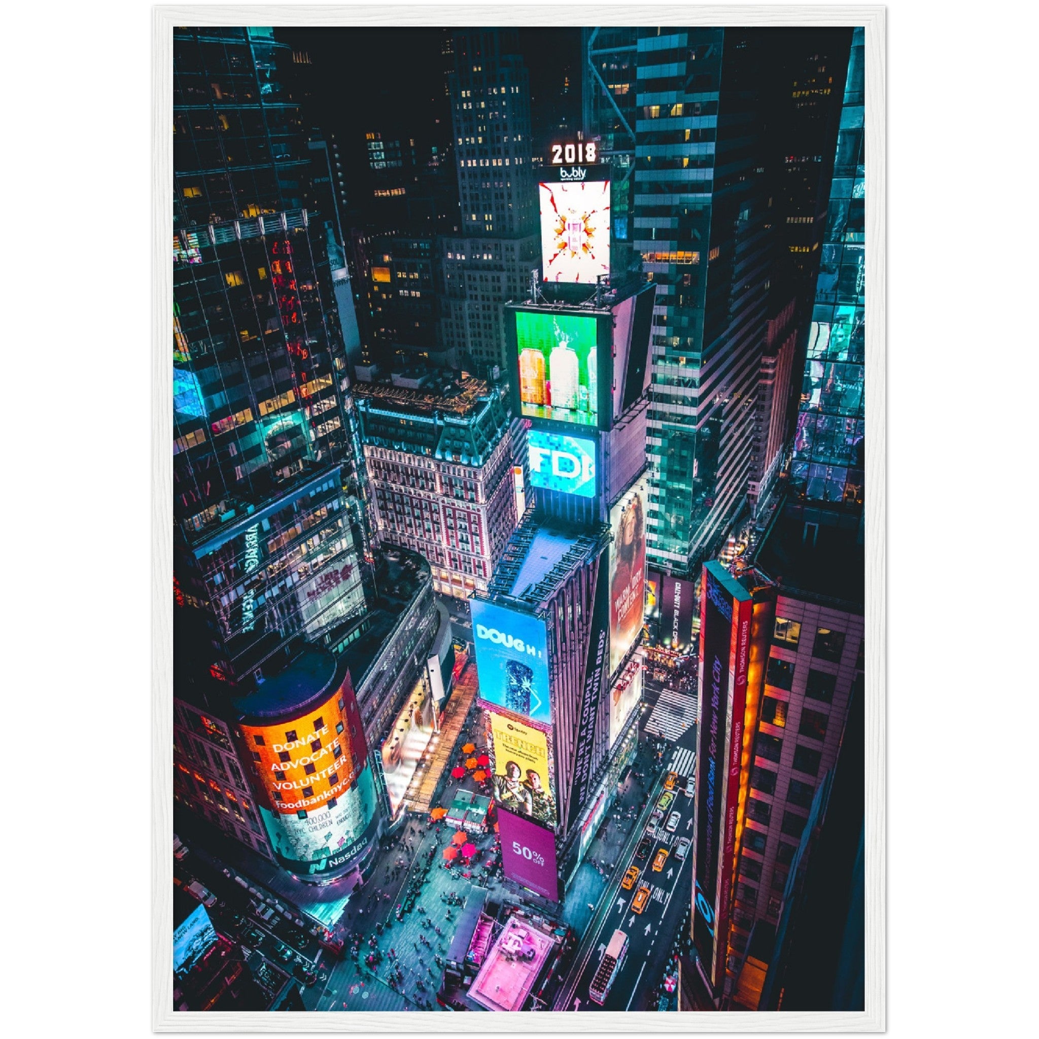 Times Square at Night Wall Art - Luxury Art Canvas