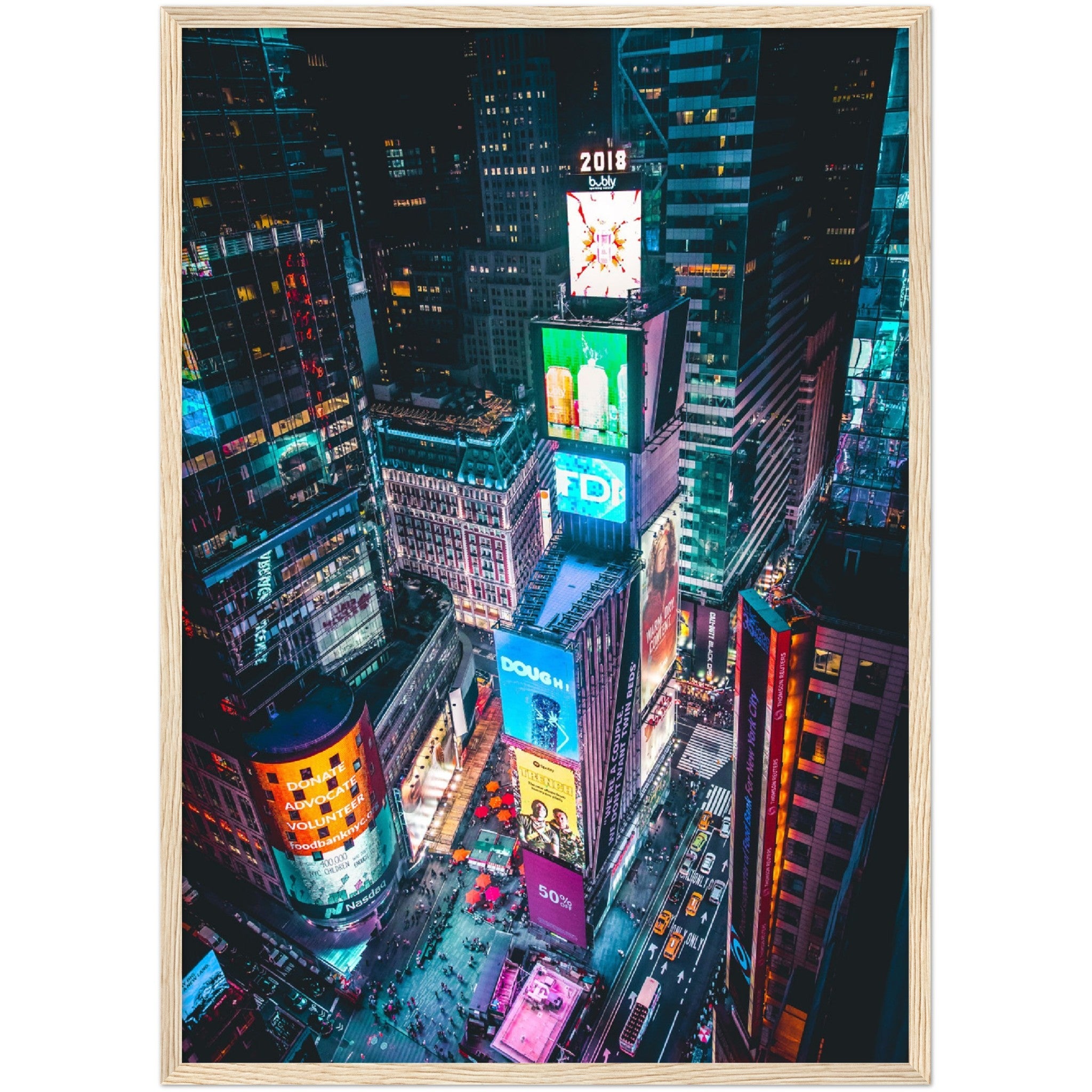 Times Square at Night Wall Art - Luxury Art Canvas