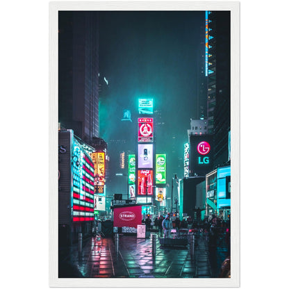 Times Square Lights Wall Art - Luxury Art Canvas