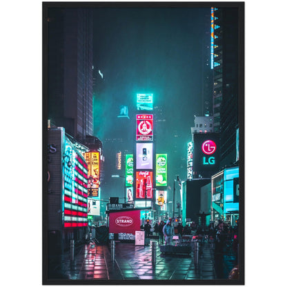 Times Square Lights Wall Art - Luxury Art Canvas