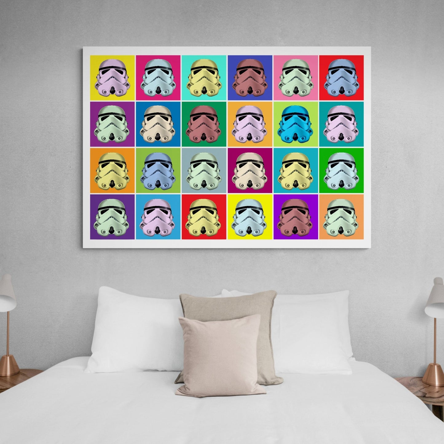 Trooper Pop Art Canvas - Luxury Art Canvas