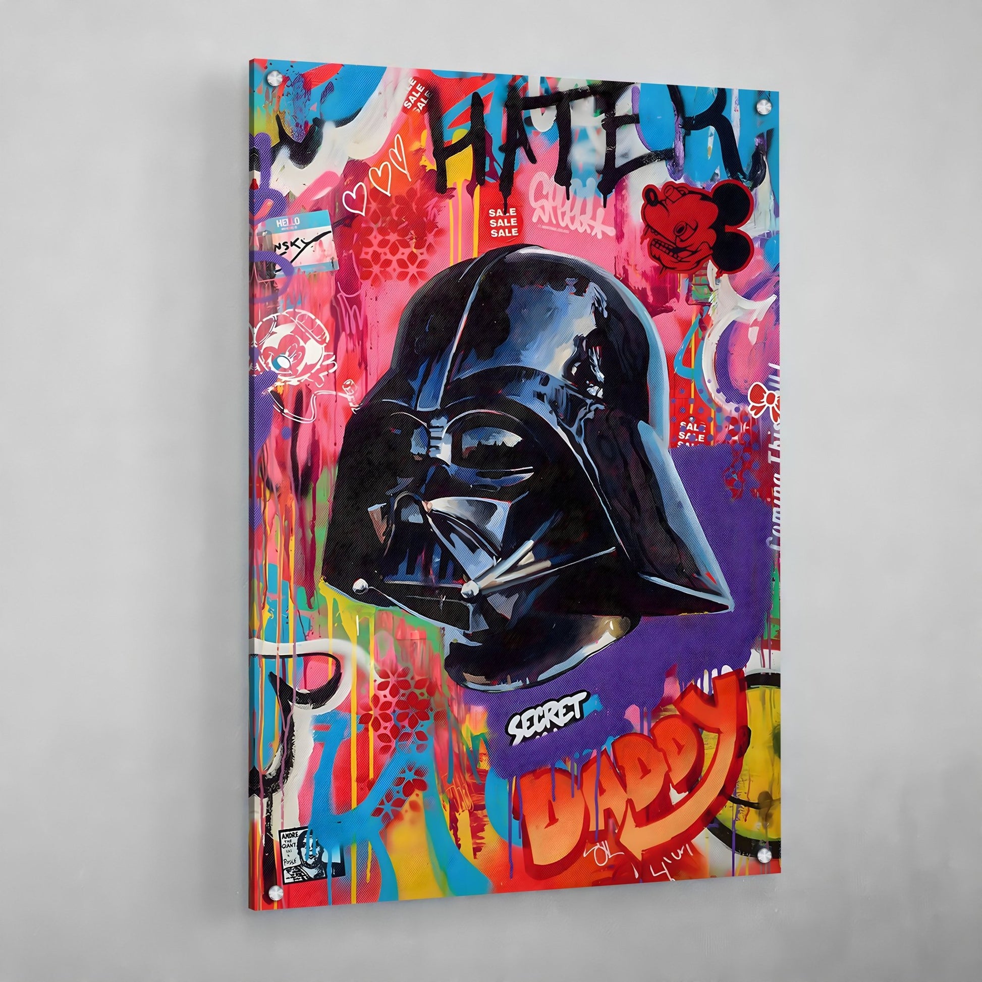 Vader Pop Art Canvas - Luxury Art Canvas