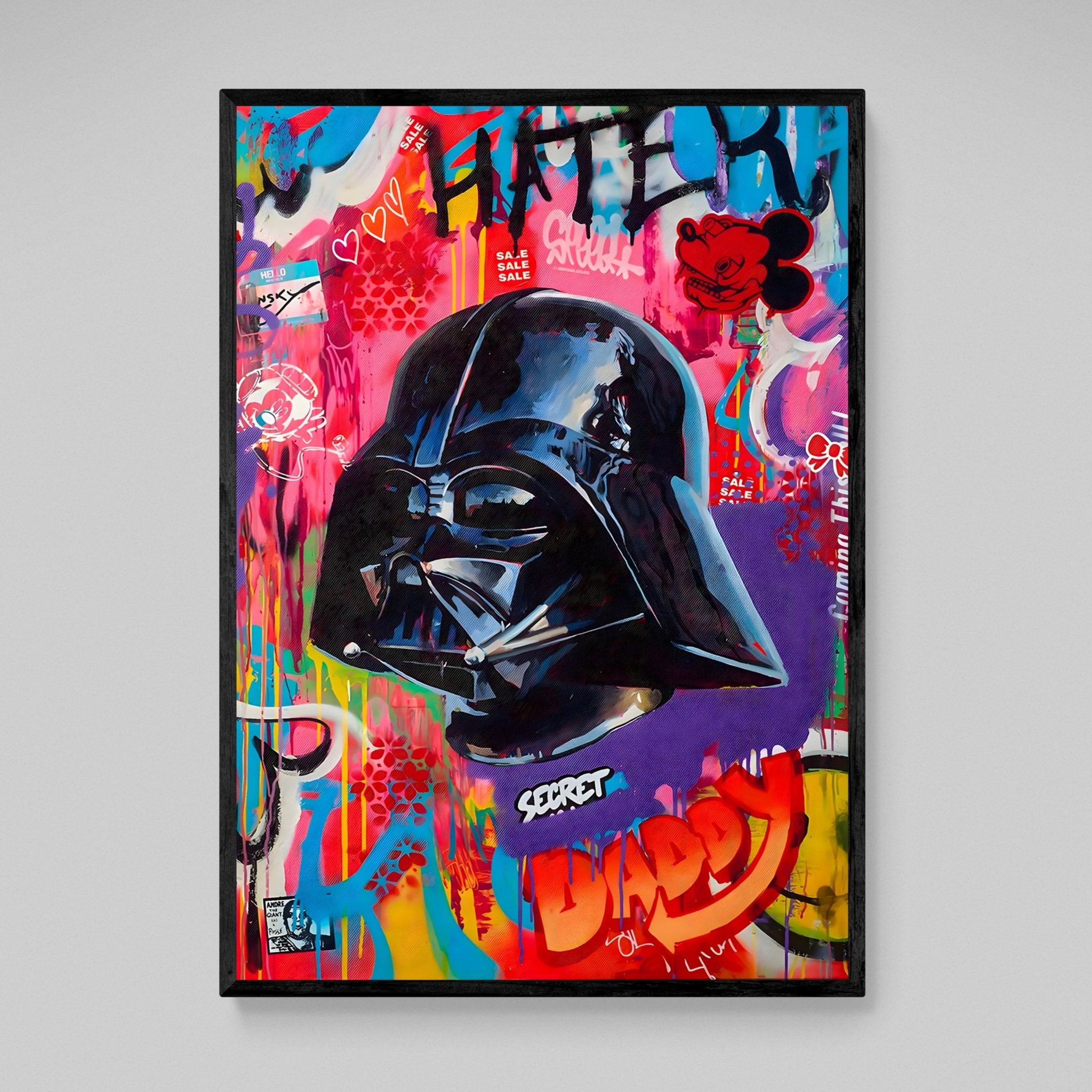Vader Pop Art Canvas - Luxury Art Canvas