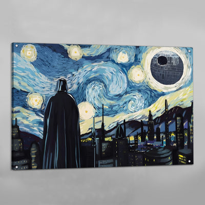 Vader Van Gogh Wall Art - Luxury Art Canvas