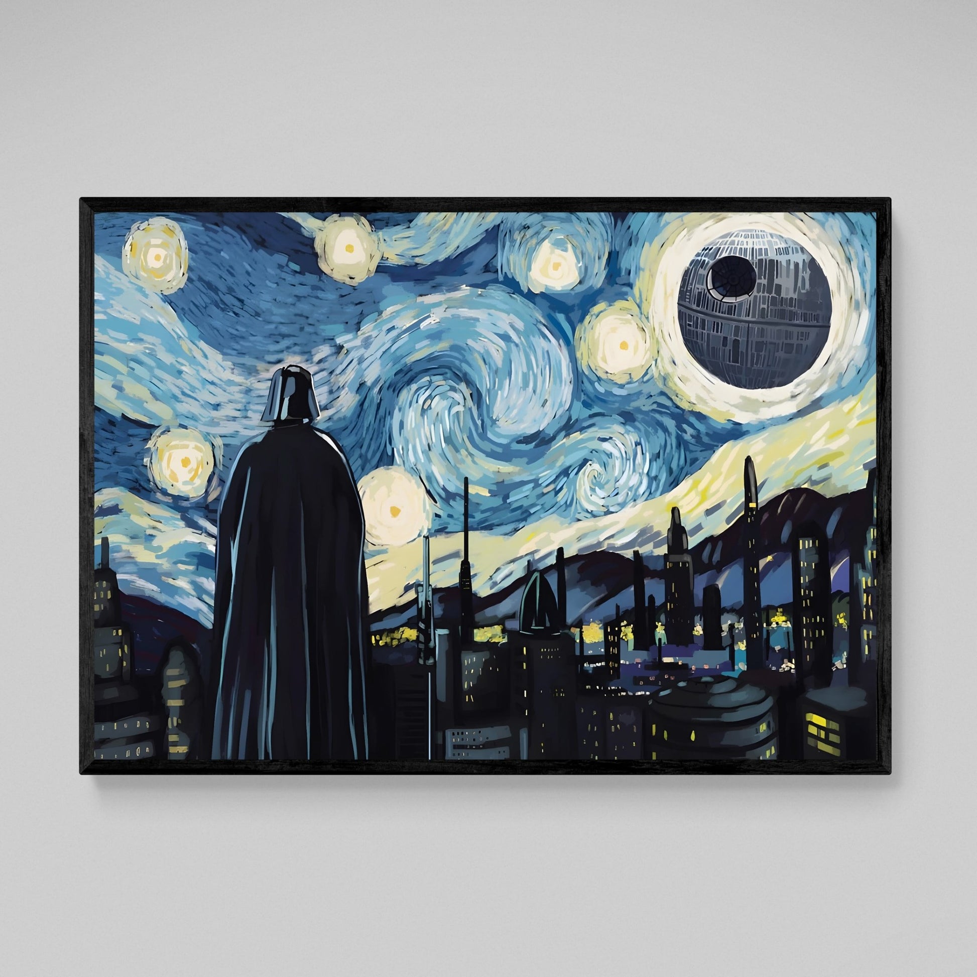 Vader Van Gogh Wall Art - Luxury Art Canvas