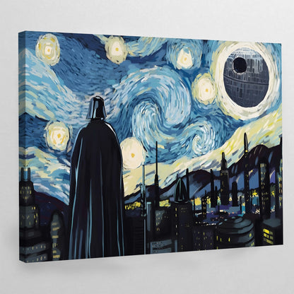Vader Van Gogh Wall Art - Luxury Art Canvas
