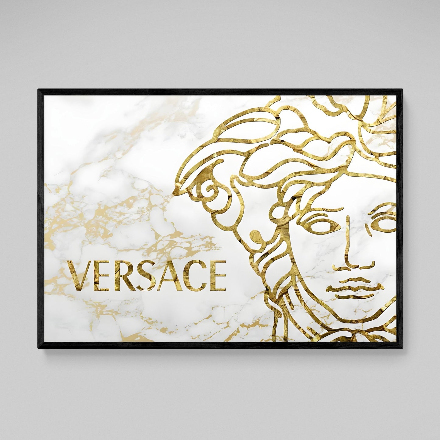 Versace Medusa Wall Art - Luxury Art Canvas