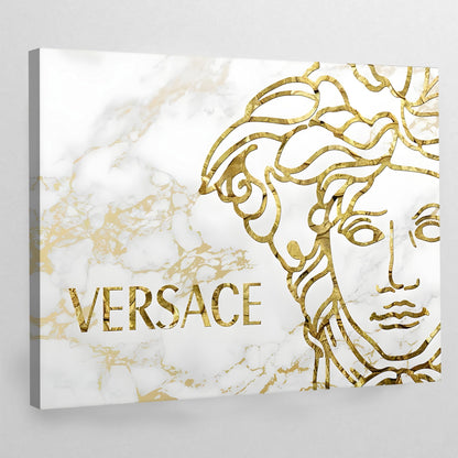 Versace Medusa Wall Art - Luxury Art Canvas