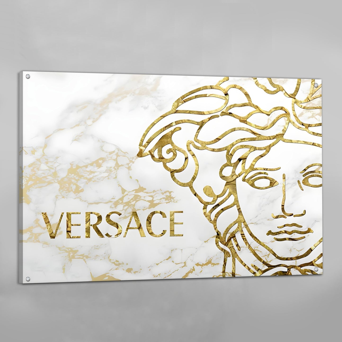 Versace Medusa Wall Art - Luxury Art Canvas