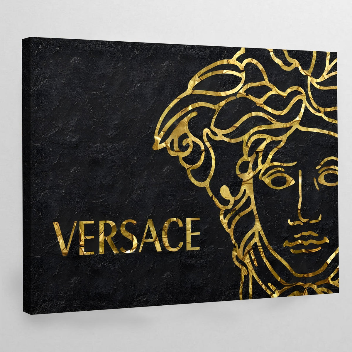 Versace Initial Versace Logo Black And Gold