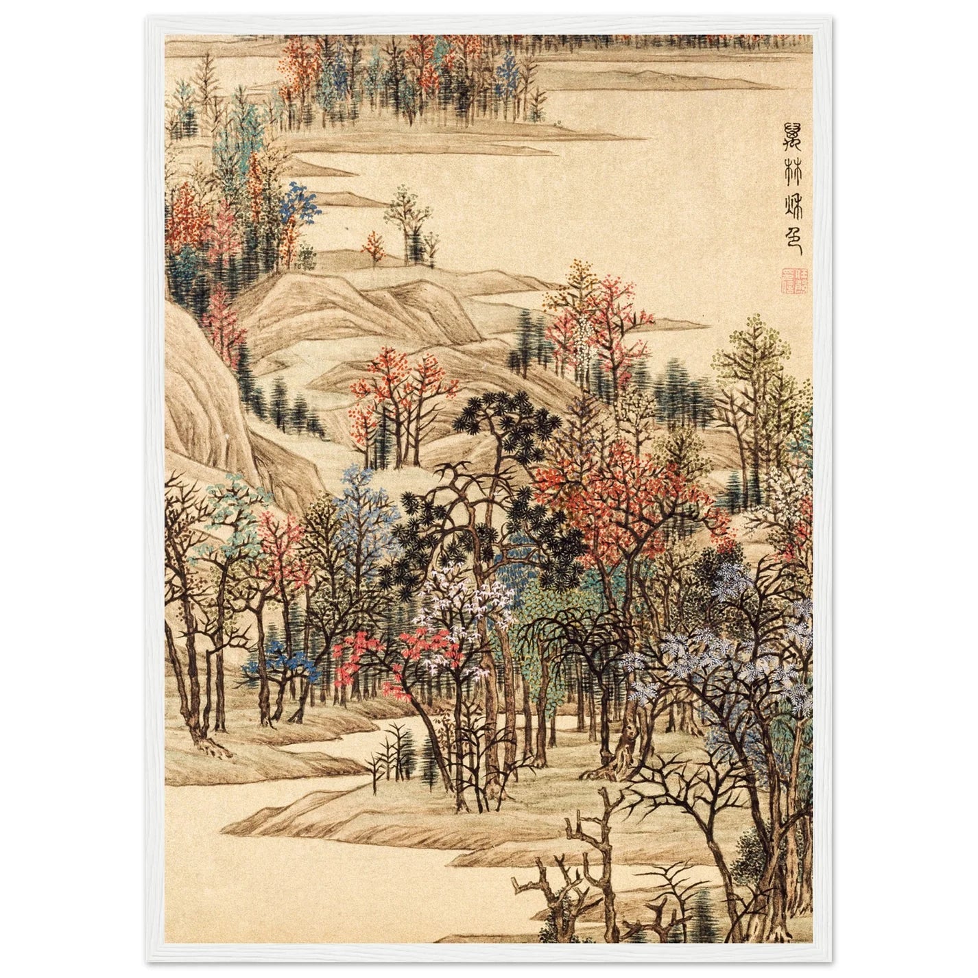 Vintage Chinese Wall Art - Luxury Art Canvas