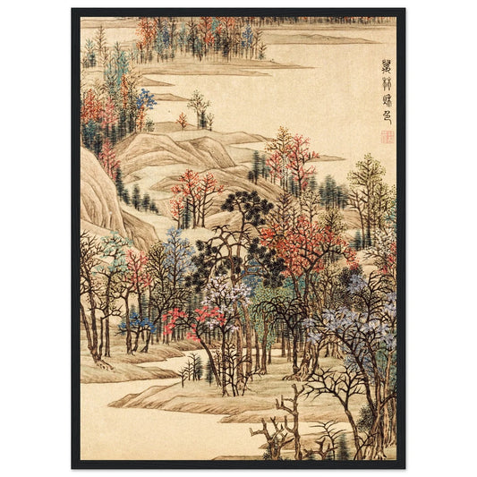 Vintage Chinese Wall Art - Luxury Art Canvas