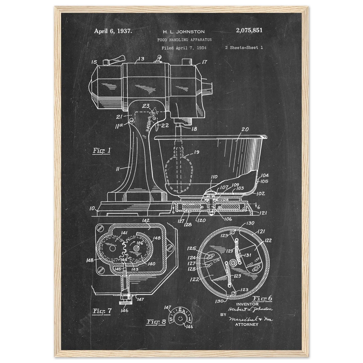 Vintage Kitchen Wall Art - Luxury Art Canvas