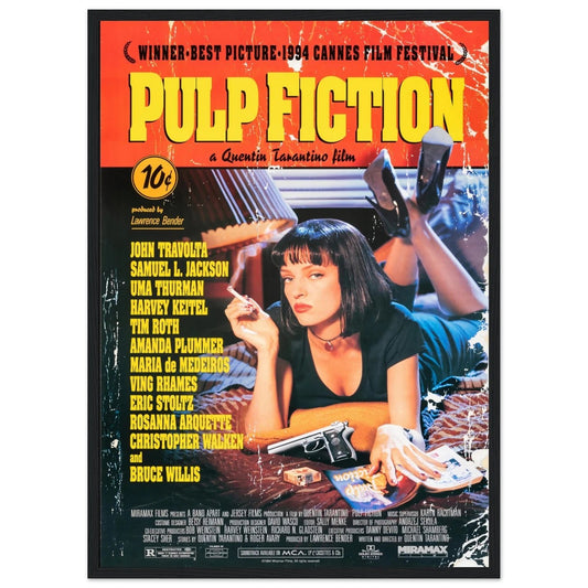 Vintage Pulp Fiction Wall Art - Luxury Art Canvas