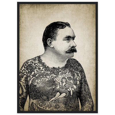 Vintage Tattoo Wall Art - Luxury Art Canvas