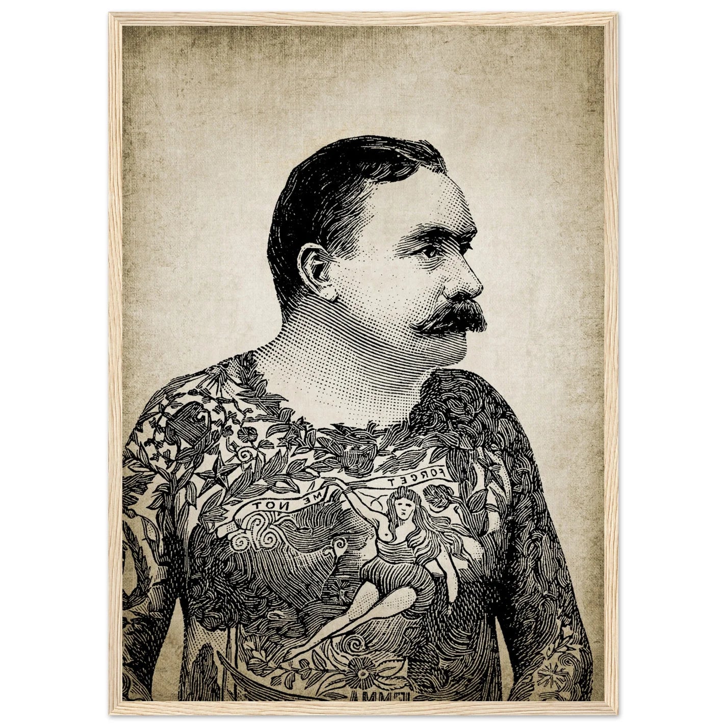 Vintage Tattoo Wall Art - Luxury Art Canvas