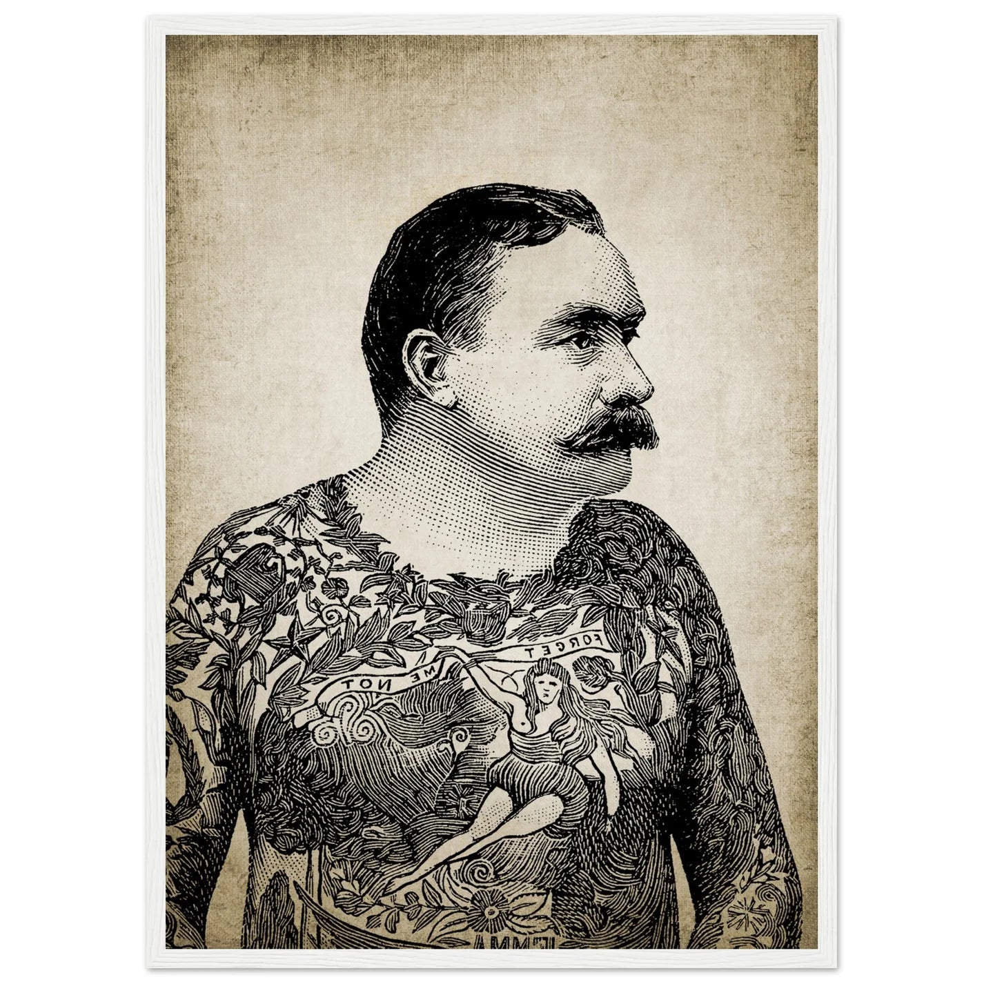 Vintage Tattoo Wall Art - Luxury Art Canvas