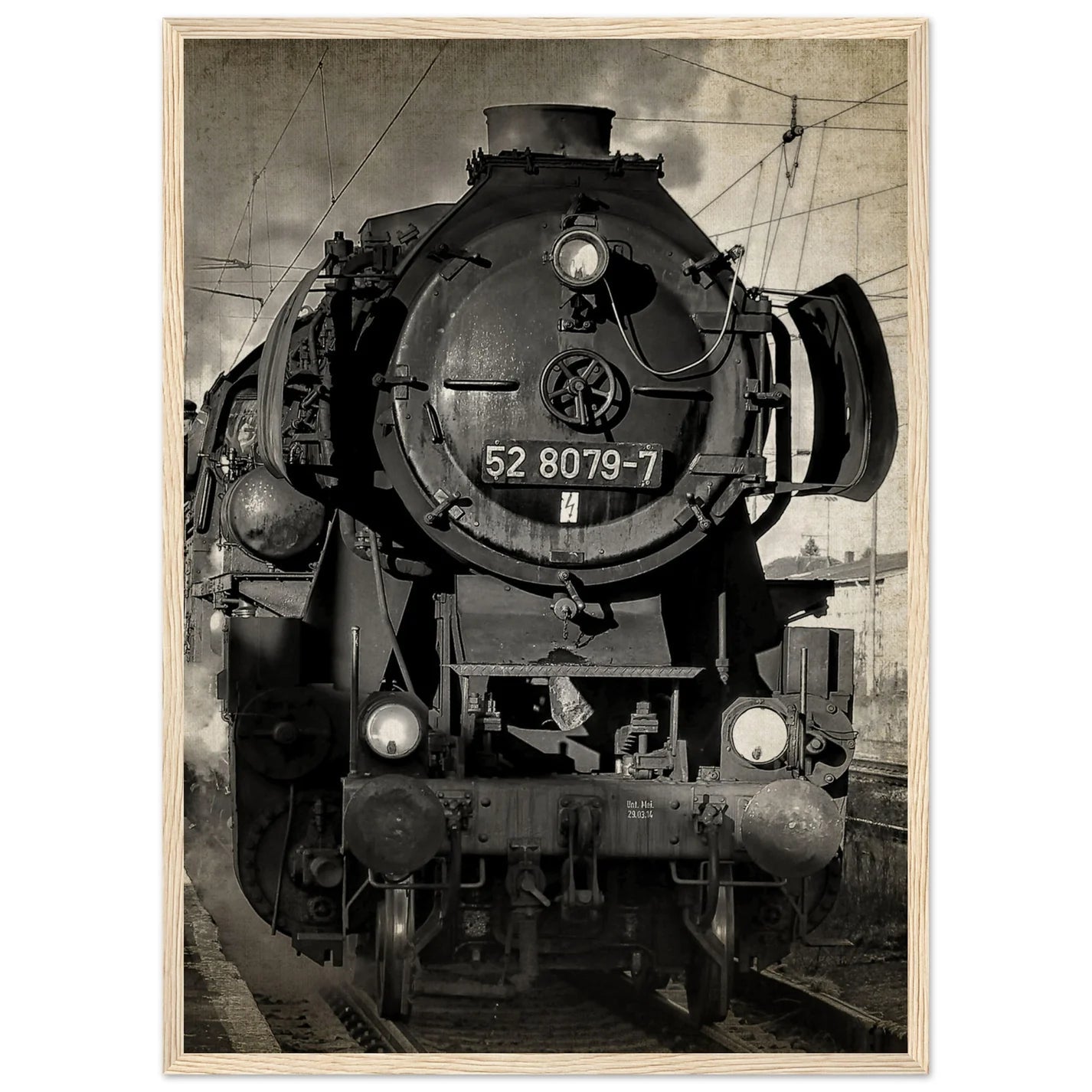 Vintage Train Wall Art - Luxury Art Canvas