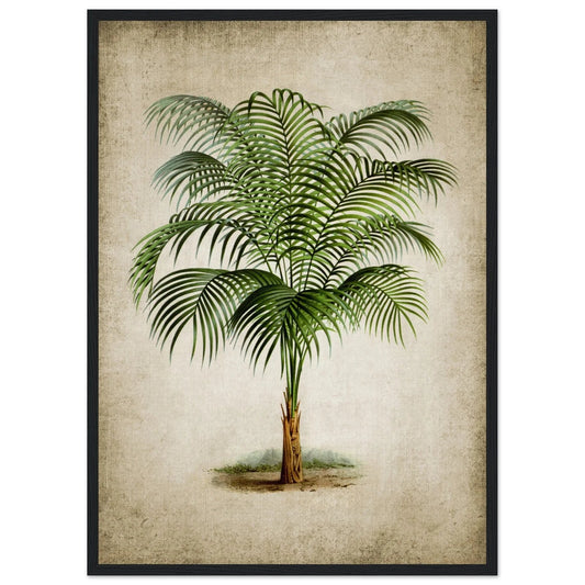 Vintage Tropical Wall Art - Luxury Art Canvas