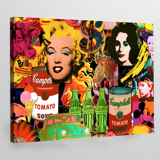 Wall Pop Art Canvas - Luxury Art Canvas