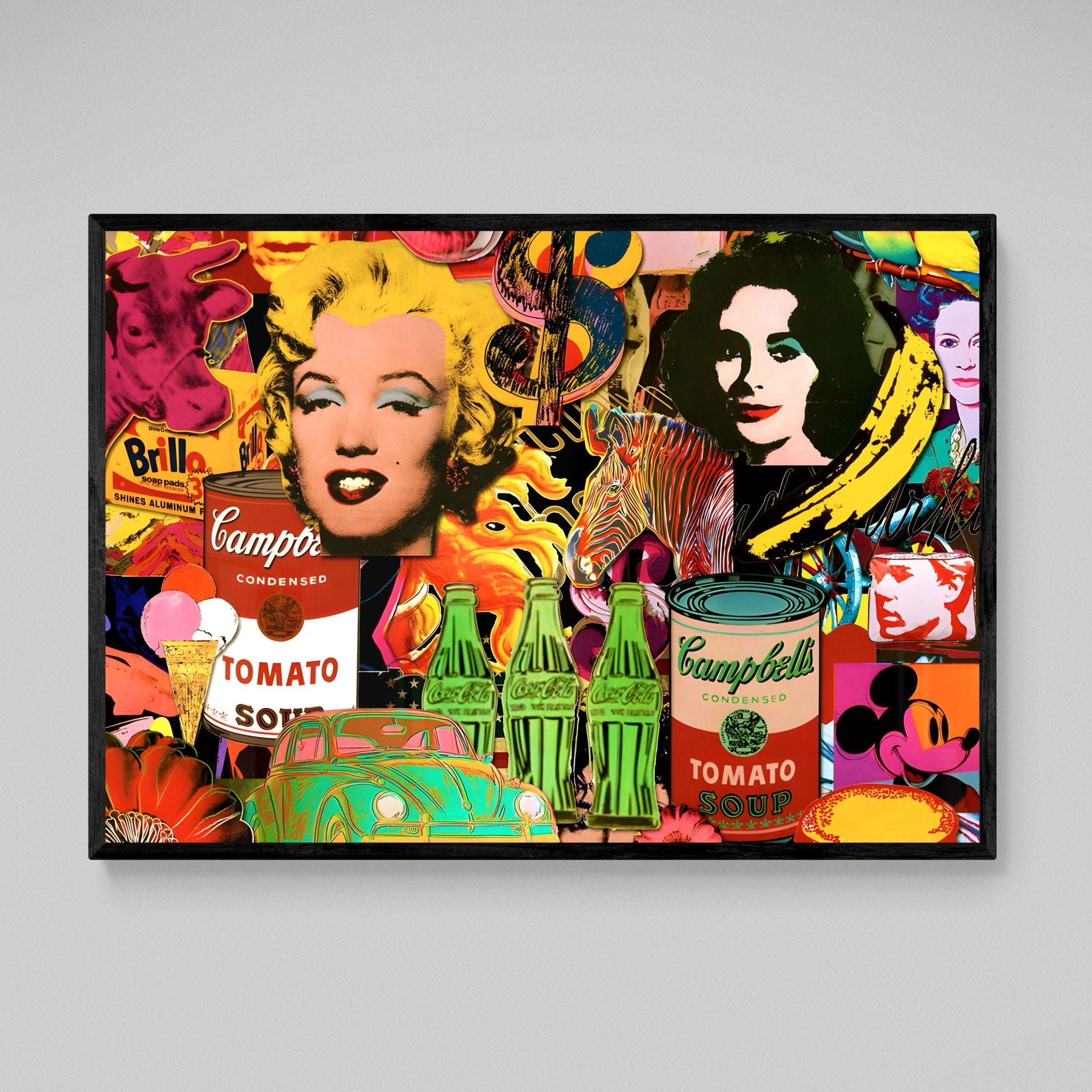 Wall Pop Art Canvas - Luxury Art Canvas