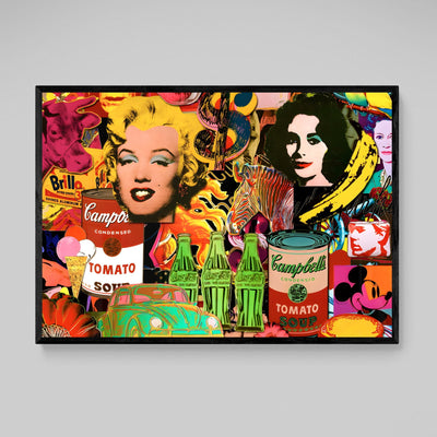 Wall Pop Art Canvas - Luxury Art Canvas