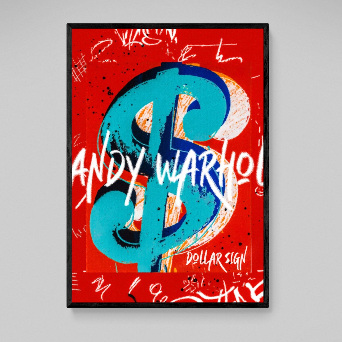 Warhol Dollar Sign - Luxury Art Canvas