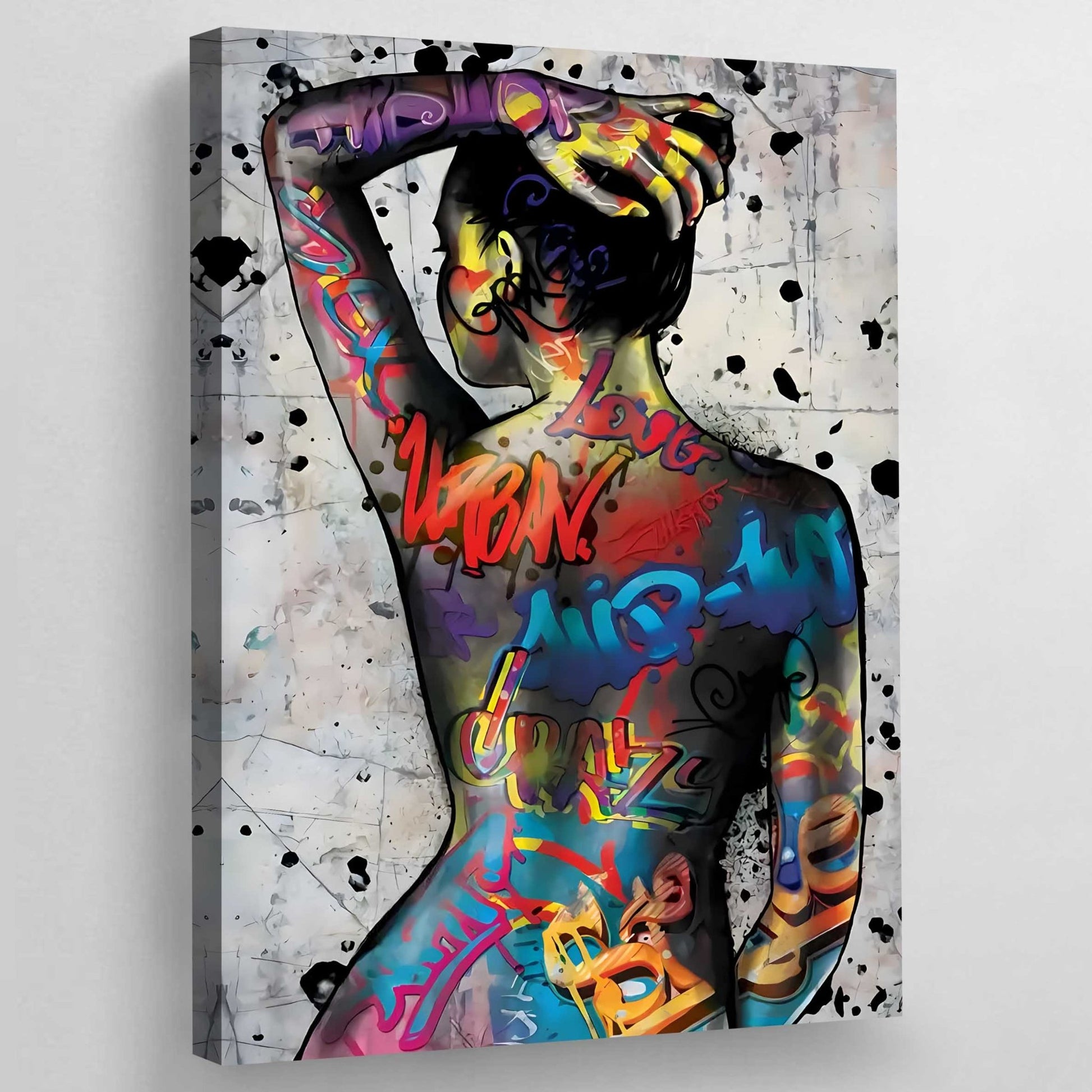 Woman Body Wall Art - Luxury Art Canvas