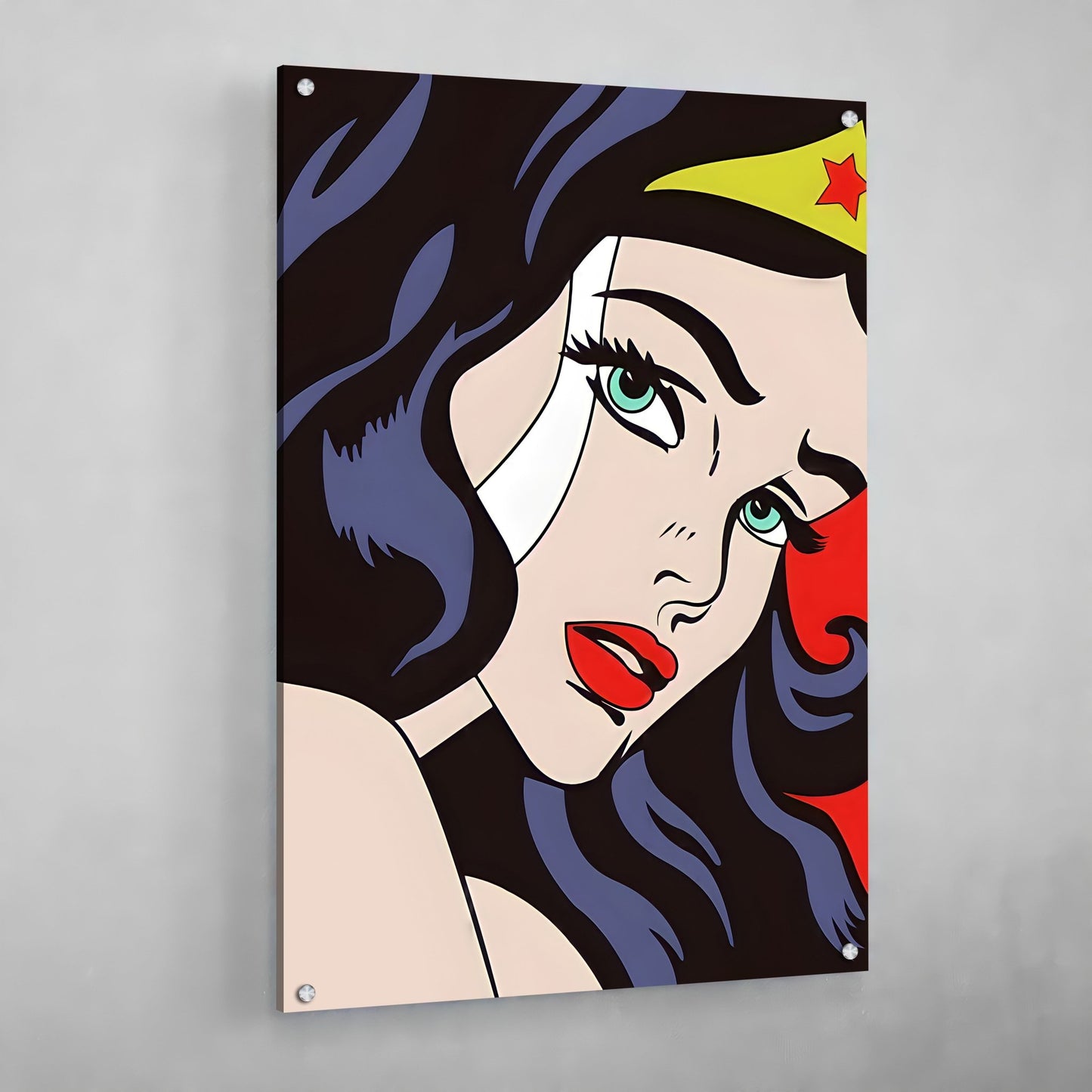 Woman Pop Art Canvas - Luxury Art Canvas