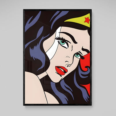 Woman Pop Art Canvas - Luxury Art Canvas