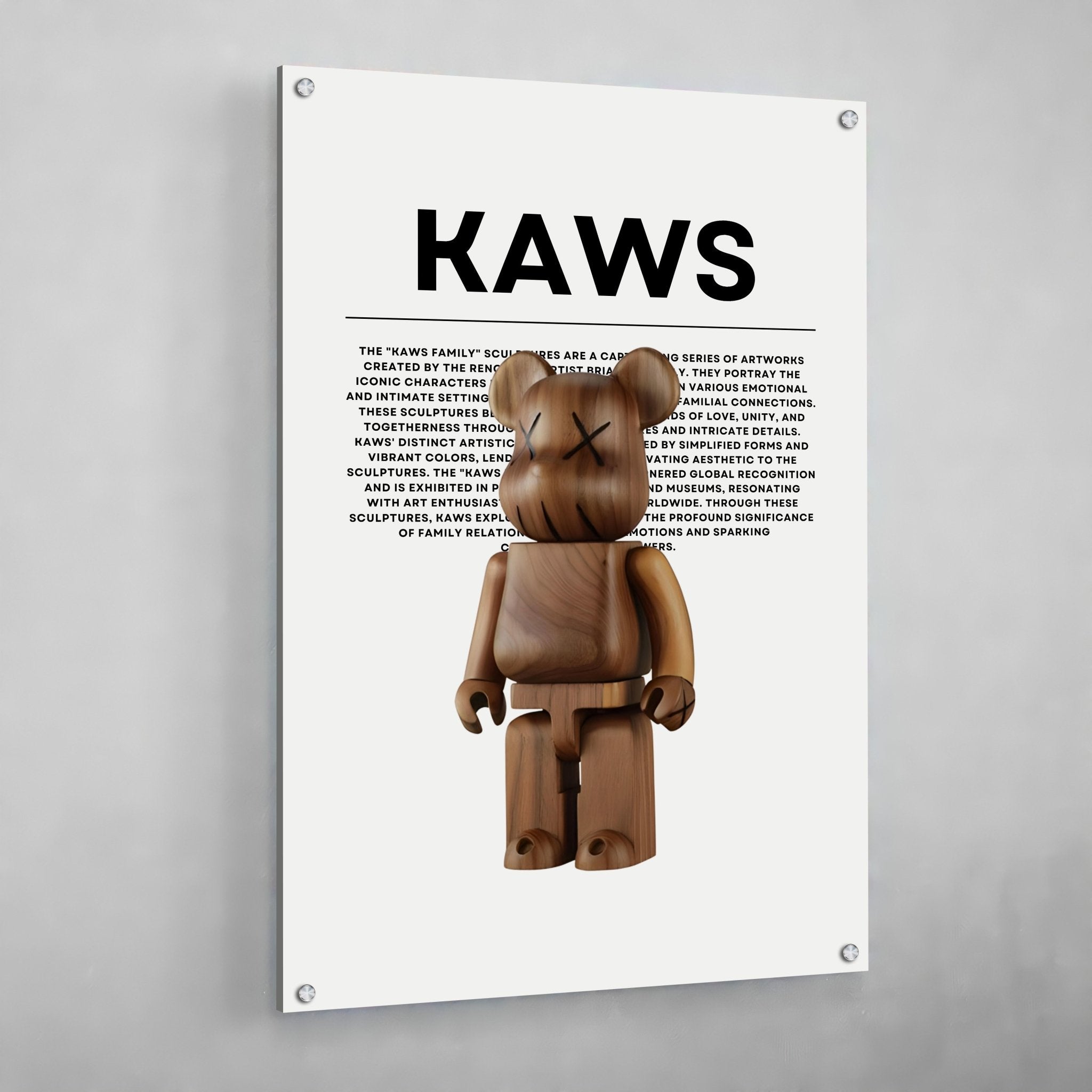 Wood HypeBeast Canvas Wall Art - Luxury Art Canvas